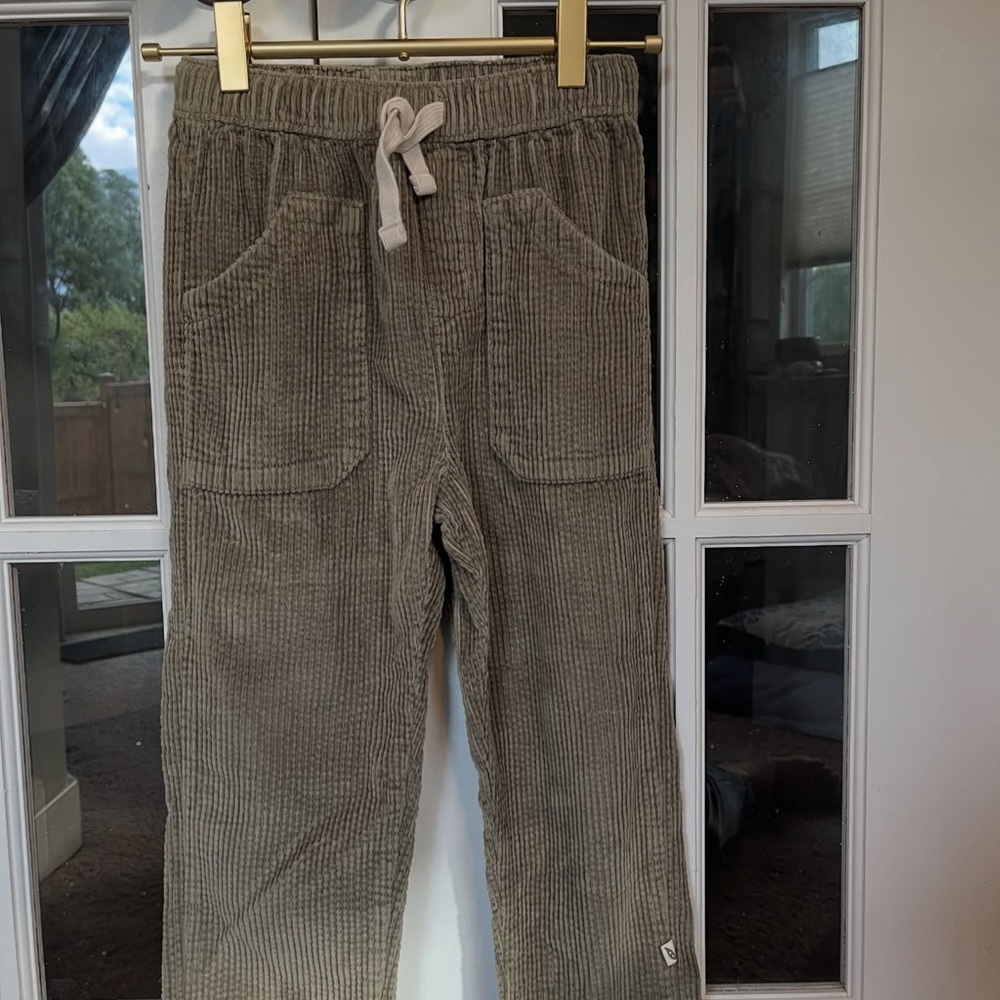Kids Corduroy Pants in Tan